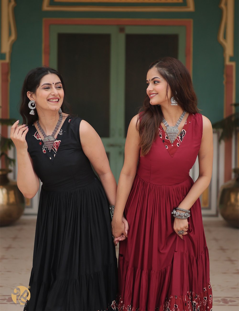 Karovi Navratri Special Heavy Rayon Gown
